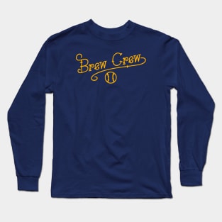 Brew Crew Baseball Tattoo Long Sleeve T-Shirt